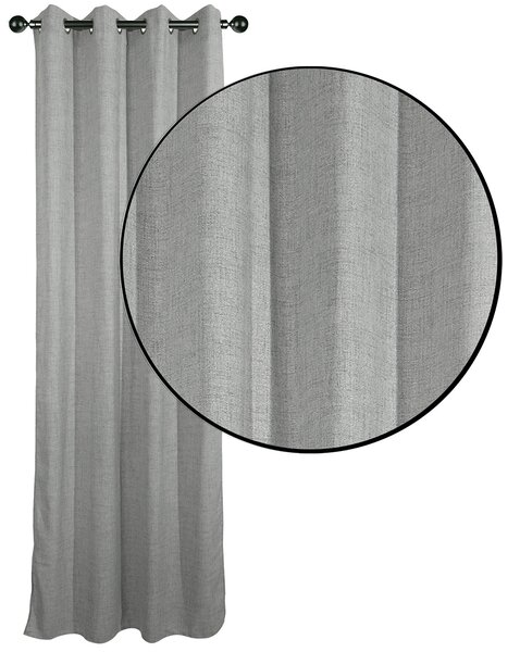 Κουρτίνα (140x270) Με Τρουκς Das Home 2237 L.Gray