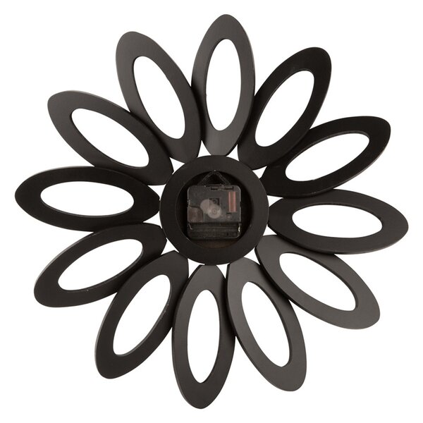 Ρολόι Τοίχου (Φ40) Karlsson Fiore Veneer Black