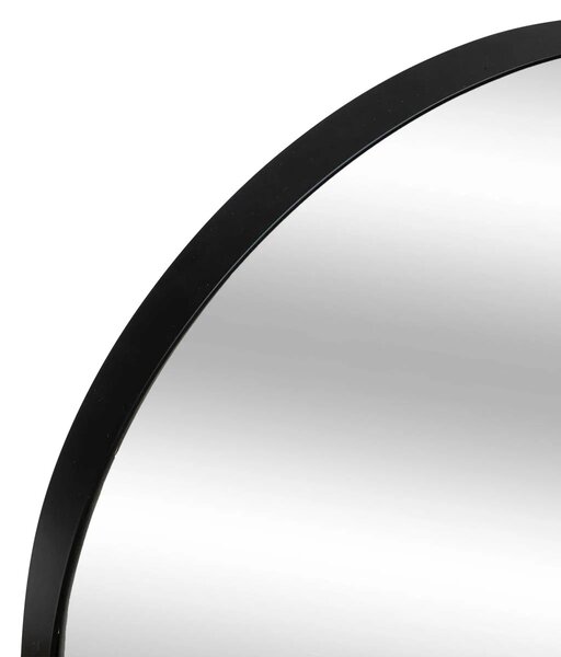 Διακοσμητικός Καθρέφτης Τοίχου (40x2.5x112) A-S Selena Black 197625A