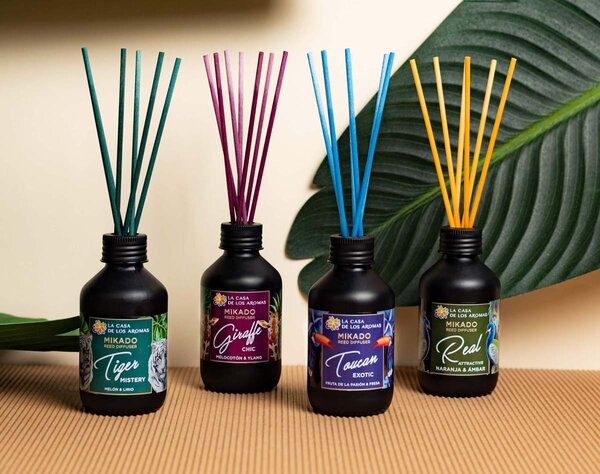 Αρωματικό Χώρου 100ml Με Στικς La Casa De Los Aromas 049690 Giraffe Chic