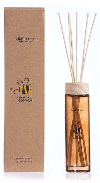 Αρωματικό Χώρου 200ml Με Στικς Nef-Nef Homeware Honey Coconut
