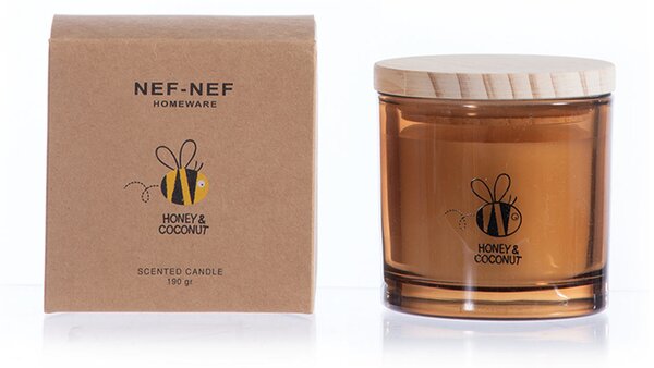 Κερί Αρωματικό 190gr Nef-Nef Homeware Honey Coconut