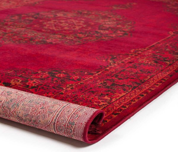 Χαλί Διαδρόμου (80x150) Βιοκαρπέτ Mauri 02278A Burgundy