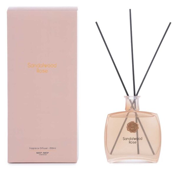 Αρωματικό Χώρου 200ml Με Στικς Nef-Nef Homeware Sandalwood Rose