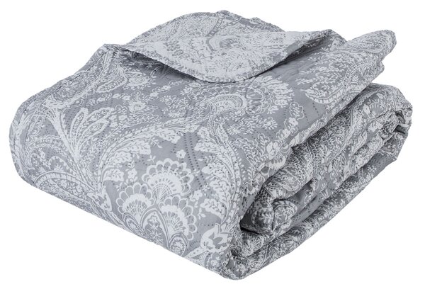 Κουβερλί King Size (240x260) 2 Όψεων + Διακοσμητικές Μαξιλαροθήκες A-S Marie Grey 131770B