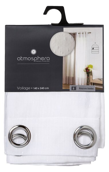 Κουρτίνα (140x240) Με Τρουκς A-S Stripe White 120944Z