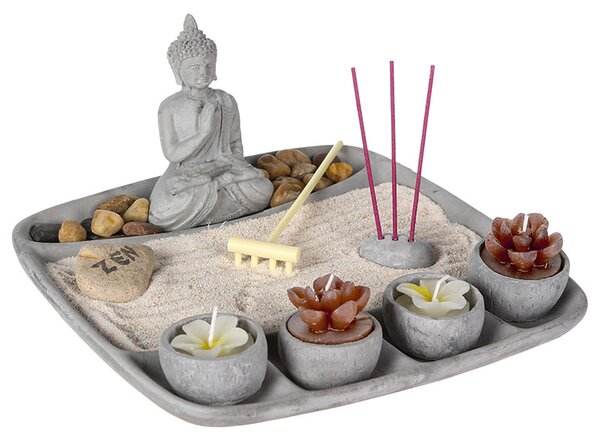 Διακοσμητικό Χώρου (23.4x23.2x13) A-S Zen Garden Gris 105206