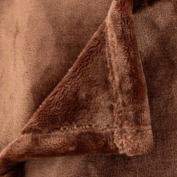 Κουβέρτα Καναπέ Fleece (130x180) A-S Cuddly Marron 204515D