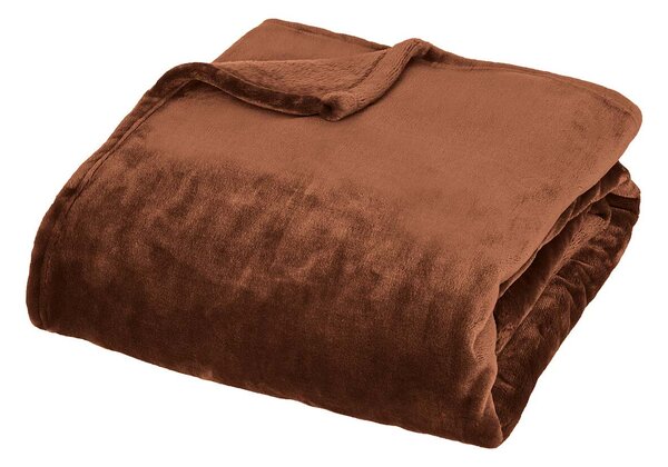 Κουβέρτα Καναπέ Fleece (130x180) A-S Cuddly Marron 204515D