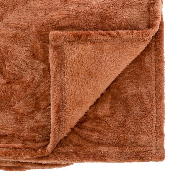 Κουβέρτα Καναπέ Fleece (125x150) A-S Ryo Terracotta 204418B