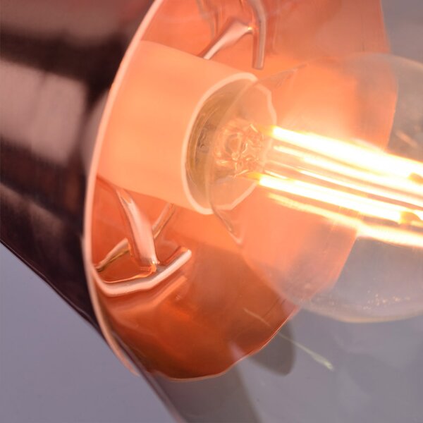 Φωτιστικό Οροφής Τρίφωτο Aca Atena OD53423RCP Copper