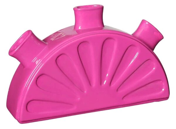 Διακοσμητικό Βάζο Lemon με διαστάσεις 19x5.5x12cm - Fuchsia