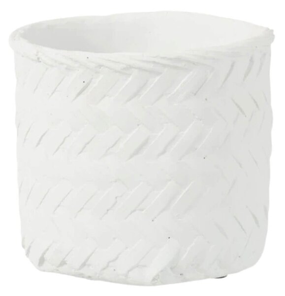 Κασπώ J-Line από τσιμέντο, με διαστάσεις 20x20x17cm - White