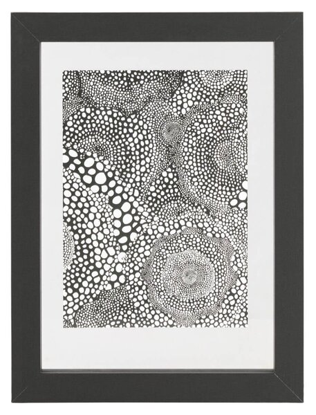 Κορνίζα Blake WOOOD με πασπαρτού, διαστάσεις 30x4x40cm και διαστάσεις φωτογραφίας 26x37cm - Black