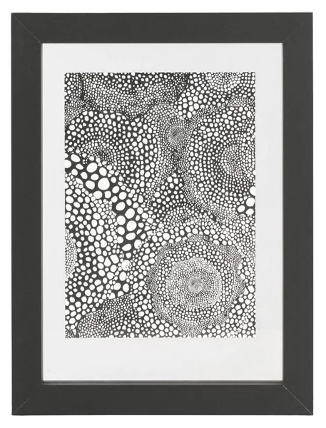 Κορνίζα Blake WOOOD με πασπαρτού, διαστάσεις 30x4x40cm και διαστάσεις φωτογραφίας 26x37cm - Black
