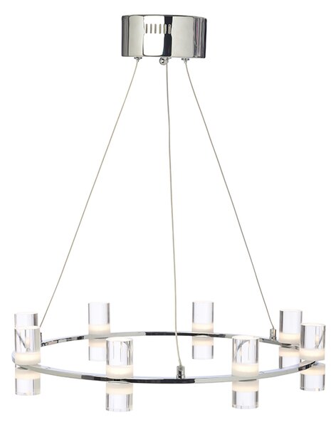 Φωτιστικό Οροφής LED Aca Ionian JNDP32LED52CH Chrome