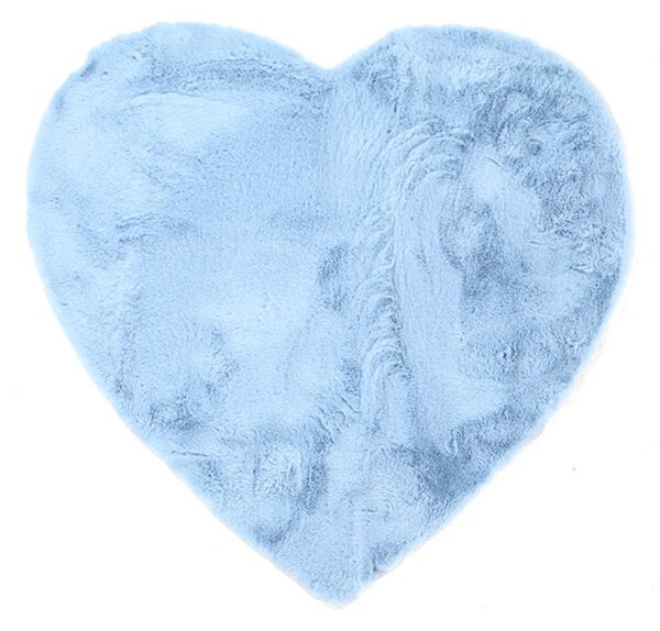 Παιδικό Χαλί Γούνινο (100x100) Royal Carpet Bunny Kids Heart Blue