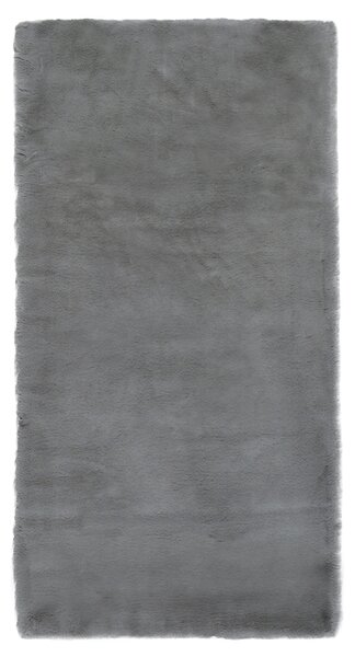 Χαλί Διαδρόμου Γούνινο (80x160) Βιοκαρπέτ Lapin Skin 04 Grey