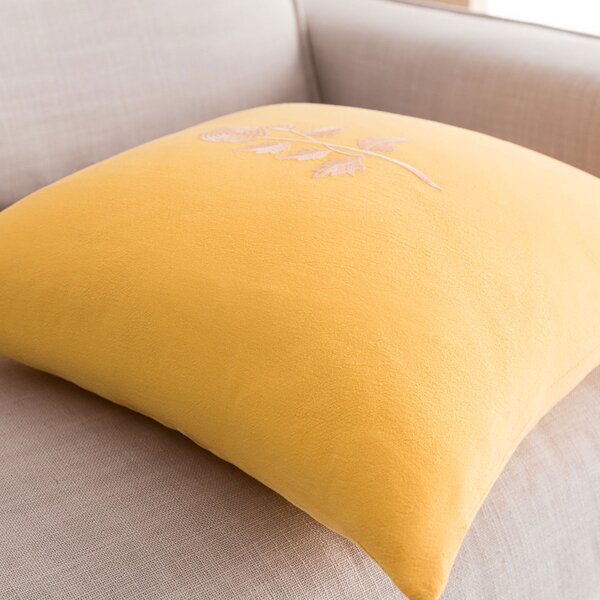 Διακοσμητική Μαξιλαροθήκη (43x43) Gofis Home Yolanthe Sun Yellow 484/10