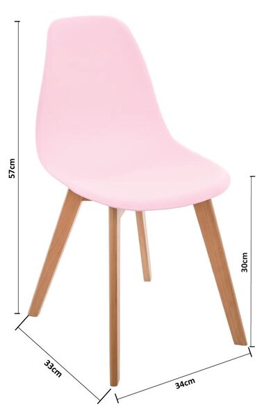 Παιδική Καρέκλα (34x33x57) A-S Lena Pink 127368A