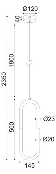 Φωτιστικό Οροφής Μονόφωτο LED Aca Venus ZM32LEDP15BR Brass