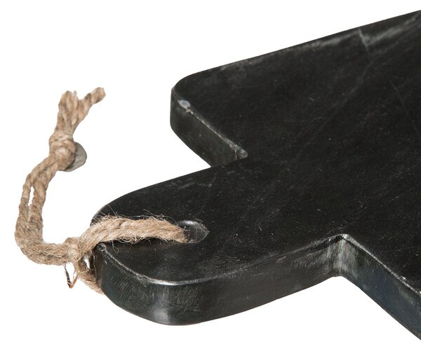 Πλατώ Σερβιρίσματος (15x30) S-D Black Marble 173702B