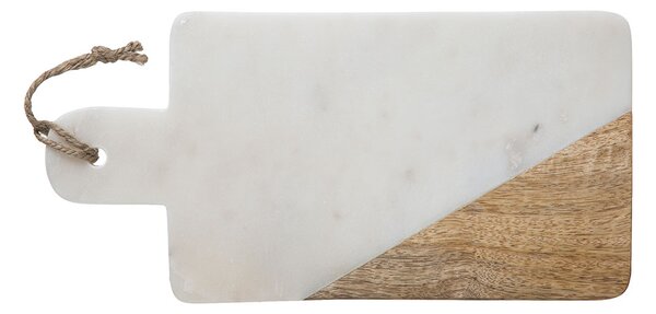Πλατώ Σερβιρίσματος (15x30) S-D White Marble 173702A