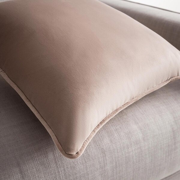 Διακοσμητική Μαξιλαροθήκη Βελουτέ (43x43) Gofis Home Winter Shell Beige 711/47