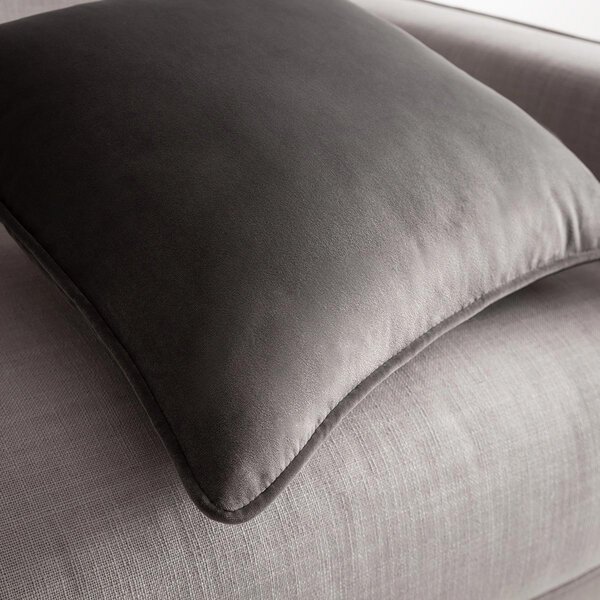 Διακοσμητική Μαξιλαροθήκη Βελουτέ (43x43) Gofis Home Winter Shadow Grey 711/48