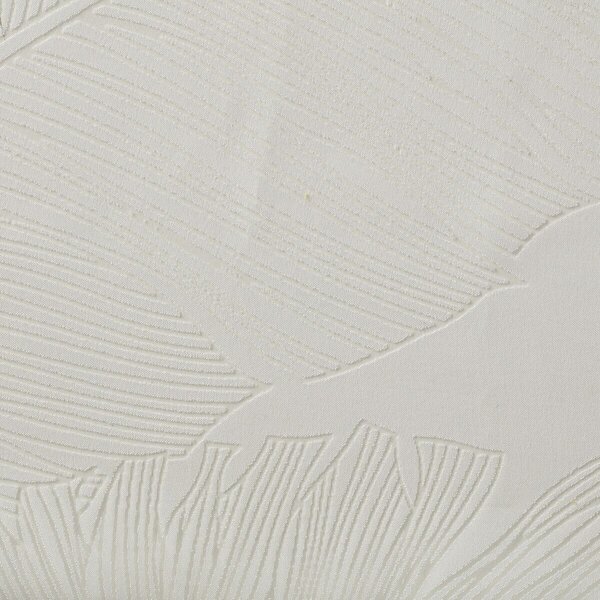 Σετ Κουρτίνες Παραθύρου (60x120) Με Τούνελ A-S Leaf White 185240B