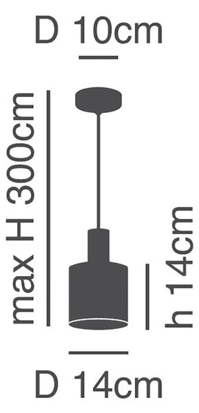 Φωτιστικό Οροφής Μονόφωτο Homelighting 77-8505 Black/White