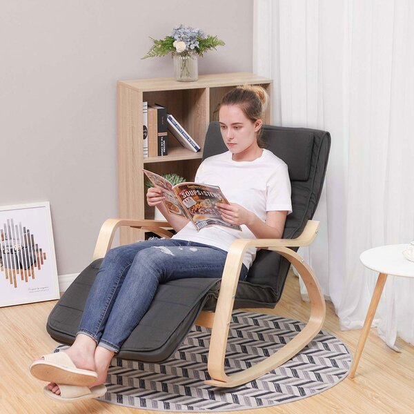 Κουνιστή Πολυθρόνα Relax (55x115x91) Songmics LYY010GZ03