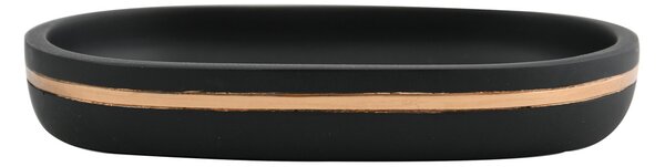 Σαπουνοθήκη (17.5x6.5) Spirella Bly Black Gold 03297.001
