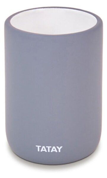 Ποτηροθήκη Μπάνιου Tatay Soft Grey 06795.002