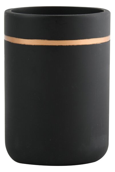 Ποτηροθήκη Μπάνιου (6.5x17.5) Spirella Bly Black Gold 03296.001