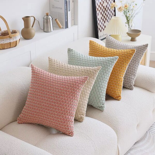 Διακοσμητική Μαξιλαροθήκη (45x45) Whitegg D0200-2 Beige