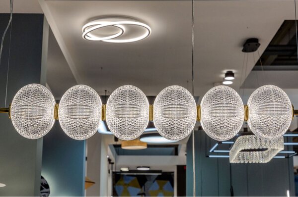 Φωτιστικό Οροφής Πολύφωτο LED Viokef Pellucid 4297800
