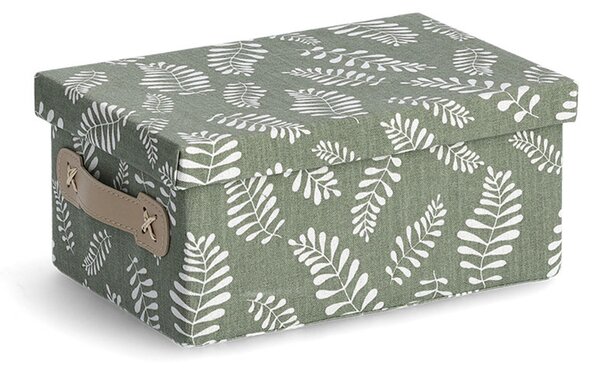 Κουτί Αποθήκευσης (28x19x13) Z-L Leaves Green 14464