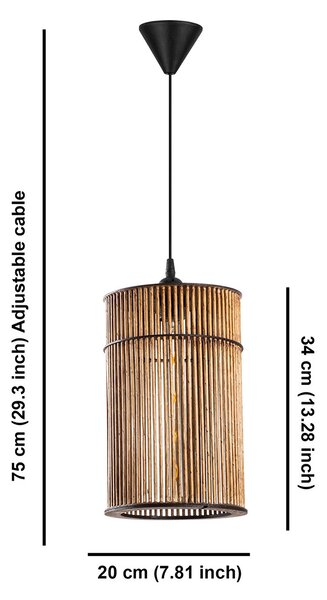 Φωτιστικό Οροφής Μονόφωτο A-G Cage 390FLH2185 Antique