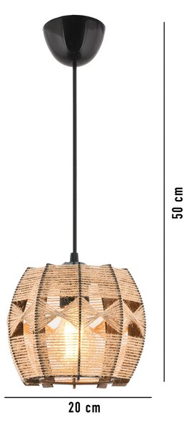 Φωτιστικό Οροφής Μονόφωτο A-G Barril 390FLH1829 Camel