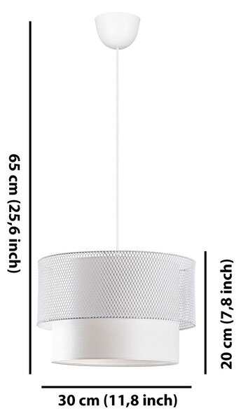 Φωτιστικό Οροφής Μονόφωτο A-G Cake 390FLH1814 White