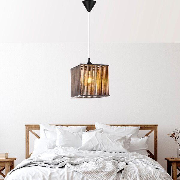 Φωτιστικό Οροφής Μονόφωτο A-G Cage 390FLH2187 Antique