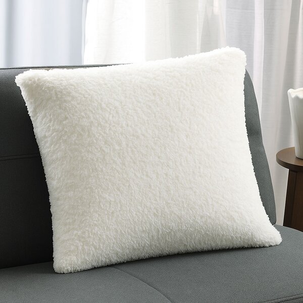 Διακοσμητική Μαξιλαροθήκη Fleece (40x40) S-F Montreal Ecru C0C681001H
