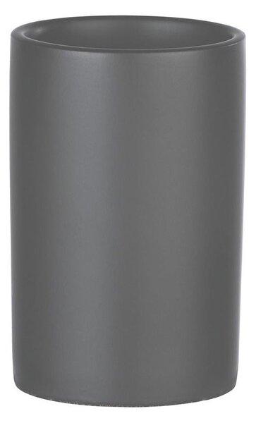 Ποτηροθήκη Μπάνιου (Φ7x11) Wenko Polaris Matt Grey 24016100