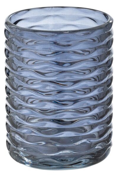 Ποτηροθήκη Μπάνιου (Φ7.5x10) Wenko Vetro Dark Blue 25717100