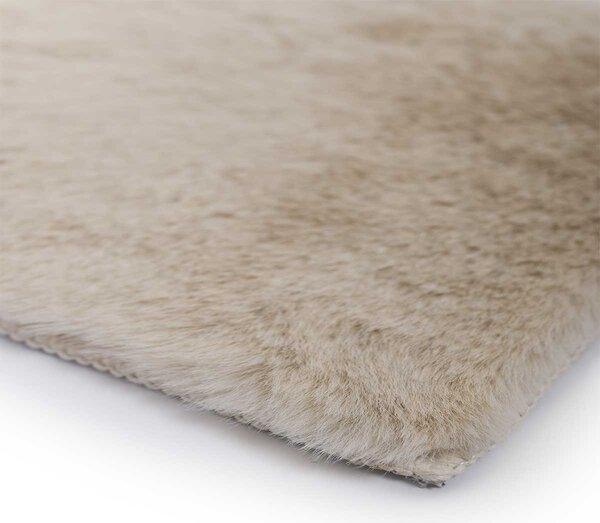 Χαλί Διαδρόμου Γούνινο (67x190) Βιοκαρπέτ Krolik R14 L.Beige