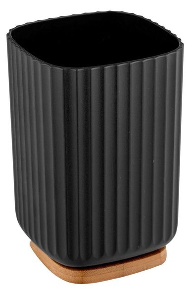 Ποτηροθήκη Μπάνιου (Φ8.5x11) Wenko Rotello Black 25297100