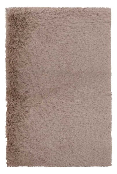 Χαλί Γούνινο (100x160) Βιοκαρπέτ Krolik R11 D.Beige
