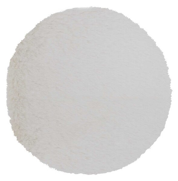 Στρογγυλό Χαλί Γούνινο (Φ160) Βιοκαρπέτ Krolik R16 Natural