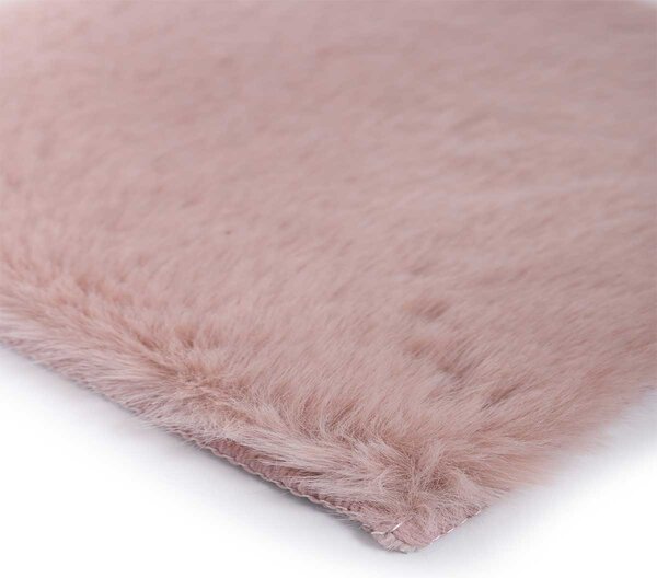 Χαλί Γούνινο (135x190) Βιοκαρπέτ Krolik R07 Pink